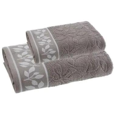 Imagem de Toalha de banho  Maya Fio Penteado Corttex, cinza