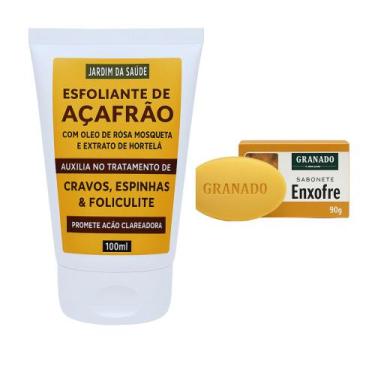 Imagem de Kit Anti-Foliculite Esfoliante de Açafrão + sabão de Enxofre Granado -