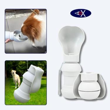 Imagem de Garrafinha  Bebedouro Pet Silicone Para Cachorro Gato Garrafa Reservat