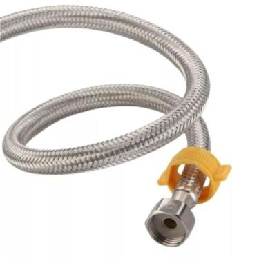 Imagem de Mangueira Flexível de Aço Inox Ducha Higiênica 60cm Banheiro - JOCENTE