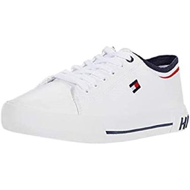 Imagem de Tommy Hilfiger Tênis feminino Fauna, Branco/assinatura, 41