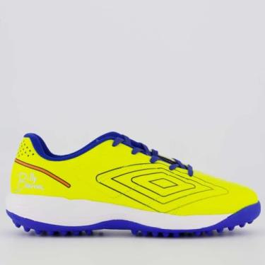 Imagem de Chuteira Umbro BR Futsal Juvenil Society Amarela