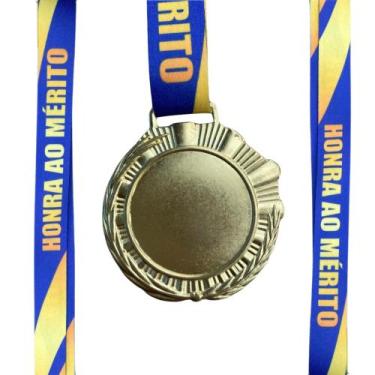 Imagem de Kit 10 Medalhas, Medalha para Premiação Esportiva , 60mm, com Cordão P