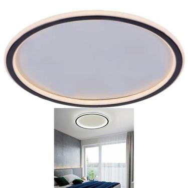 Imagem de Luminaria Paflon Led 3 Tons Decoraçao Moderna Teto Iluminaçao Sala Est