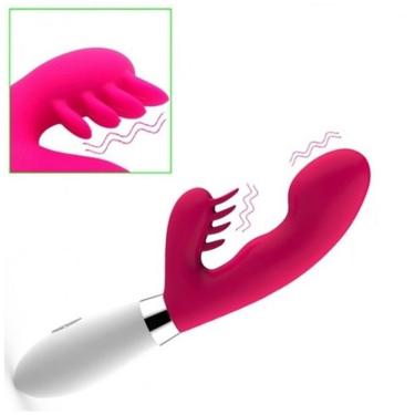 Imagem de Vibrador Dupla Estimulaçao Massagem Rabbit 10 Niveis Ponto G