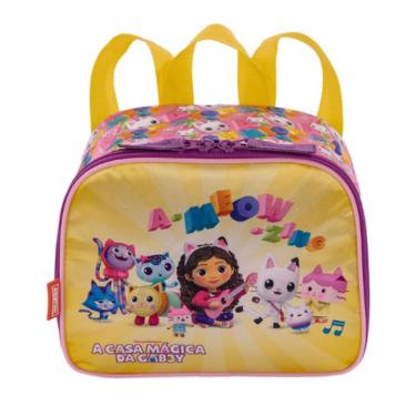 Imagem de Lancheira Pequena Gabby Meow Colorido - Sestini