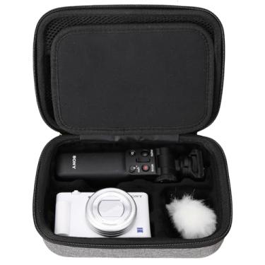 Imagem de Mchoi Estojo De Transporte À Prova Choque Para Câmera Digital Sony Zv-1 / Zv-1F Ii Vlog E Kit Acessórios Vlogger Com Alça Bluetooth, Apenas Ranhuras