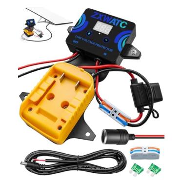 Imagem de ZXWATC Cabo De Alimentação E Adaptador Bateria Atualizados Para Starlink Mini, Compatível Com Dewalt 18 V/20 V, Kit Protetor Baixa Tensão, Portátil 2 Metros Cc