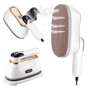 Imagem de Biupky Vaporizador De Roupas Portátil Mini, 1200W Mini Ferro Passar Roupas, 4 Modos Com Display Lcd, Aquecimento Rápido 10 Segundos Para Em Casa E Dormitório
