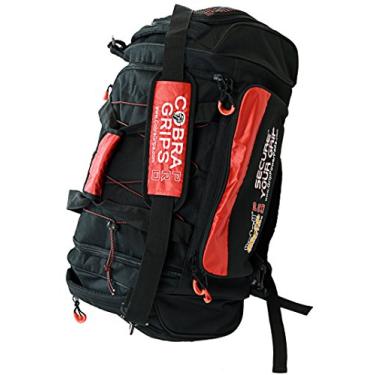Imagem de Mochila esportiva grande, melhor bolsa de viagem para academia, seca, molhada, com alças de cobra, Preto, Expandable