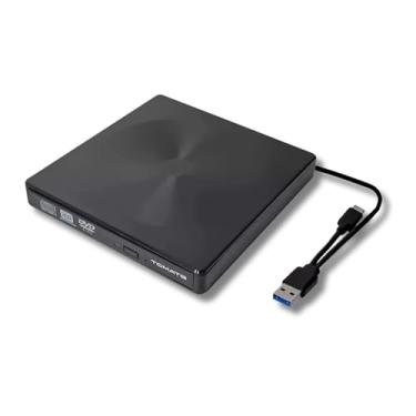 Imagem de Gravador DVD Externo USB 3.0 e Tipo-C KP-HD845 - Portátil, Alta Velocidade e Compatível com Windows, macOS e Linux