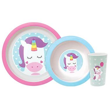 Imagem de Kit Refeição Animal Fun - Unicórnio, Buba, Multicolorido