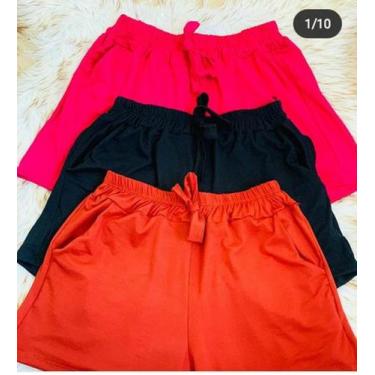 Imagem de Short curto feminino suede - filo modas, Preto, P