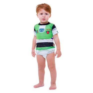 Imagem de Fantasia Buzz Lightyear Bebê - Global Fantasias, Único 1 - 2, Branco