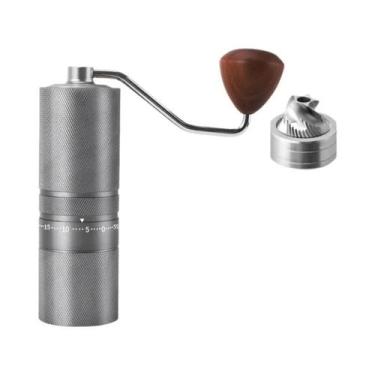 Imagem de Moedor De Café Manual De Aço Inoxidável, Disco De Moagem Destacável De