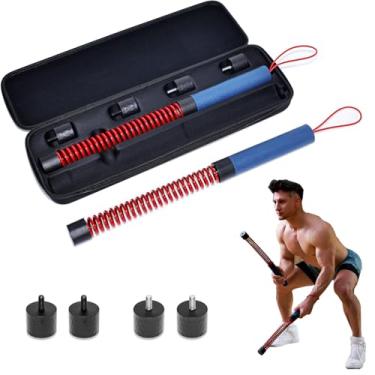 Imagem de Corda de batalha sem corda, versão atualizada de 2ª geração, peso ajustável, força portátil e treinador aeróbico para treinamento muscular | Adequado para atletas, boxeadores e academias domésticas