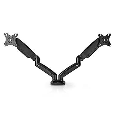 Imagem de NEDIS Suporte para monitor de mesa - 2 telas - 10-32 polegadas - 75 x 75 / 100 x 100 - Movimento total