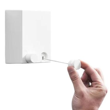 Imagem de Varal de Roupa Retrátil de Parede Recolhivel Automático 4,2m Casa Apar