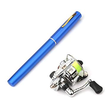 Imagem de Qudai 1 M / 1.4 M Caneta De Pesca Dobrável de Bolso Reel Combo Mini Caneta Kit De Pesca Pólo Vara De Pesca Telescópica Spinning Reel Combo Kit