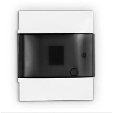 Imagem de QUADRO DISTRIBUICAO PLASTICO - PROTECTBOX 4 DIN EMBUTIR TRANSP - CEMAR - 134014