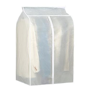 Imagem de KIMISS Super Grande Transparente 3D Zipper Roupas Capa de Poeira - Saco de Armazenamento à Prova d'água e à Prova de Poeira para Ternos, Casacos e Vestidos - 120x100x50cm