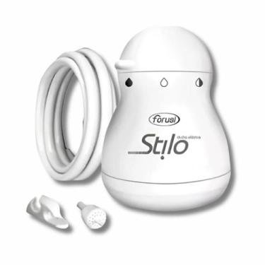 Imagem de Chuveiro Ducha Elétrica Stilo Forusi Branco 3 Temperaturas