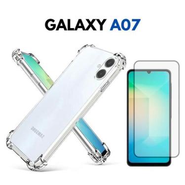 Imagem de Capa Capinha + Película Vidro 3D Compativel Para Galaxy A07 - Db
