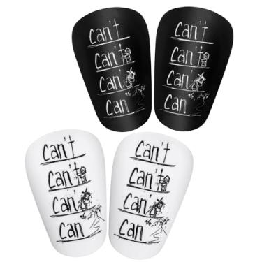 Imagem de NQEUEPN 2 Pares De Mini Caneleiras Futebol, Protetor Pequeno E Leve 3,94 X 2,36 Pol., Protetores Antiderrapantes Em Miniatura Para Adolescentes, Crianças, Adultos, Meninos Meninas