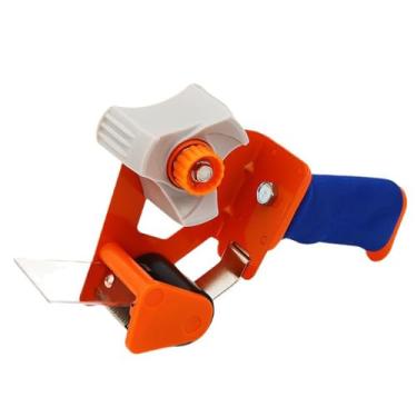 Imagem de YsXoWiui Dispensador de fita de embalagem, ferramenta de vedação de caixa resistente, prático e confortável, dispensador portátil para mudança de garagem