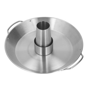 Imagem de Cerveja de cerveja Rack de torcela de frango reutilizável 430 Pan de assar aço inoxidável para churrasco para grelhar caseiro e reuniões de família