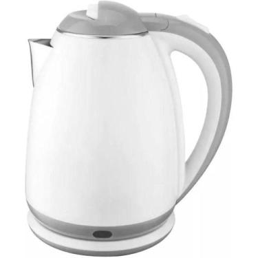 Imagem de Chaleira Eletrica Economica Pratica Inox 1.8L Cor Branco - Imporiente