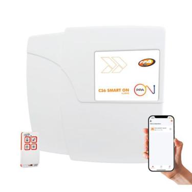 Imagem de Central de Alarme PPA C36 Smart ON Wi-Fi 4 Zonas com/sem Fio Controle 