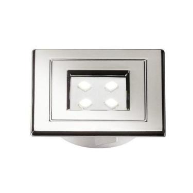 Imagem de Luminária Para Móveis Lumini Pop Cromado Quadrado 6500K - PIX