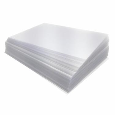 Imagem de Kit 5 Folhas de PVC Antirreflexo para Proteger Imagens de Quadros e Porta Retratos 29,7x42cm Cor:SEMITRANSPARENTE;Tamanh