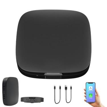 Imagem de Adaptador CarPlay sem fio 2024 e adaptador automático Android YouTube Netflix, Dongle Magic Box Wried to Wireless Streaming App instalado livremente 2G + 32G