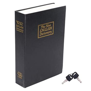Imagem de MUNEFE Book Safe with Key Lock, Diversion Book Safe with Chaves, Fake Book Box, Diversion Book SafeAdequado para a escola Home Traveling (Tipo A.)