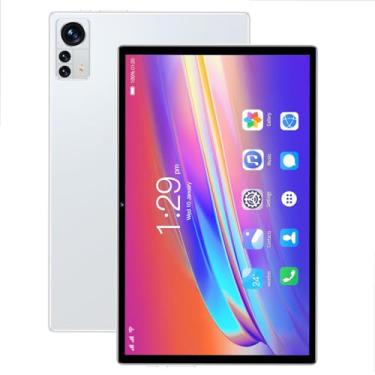 Imagem de Tablet X12 ，12 GB de RAM + 512 GB, tela imersiva de 10,1 polegadas,Wi-Fi, Bluetooth, Android 12 ，octa-core (Branco)
