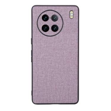 Imagem de Capas Compatível com VIVO X90 PRO+,Design de padrão de tela,Pproteção completa de 360°,Pplástico macio,Proteção contra queda-Purple