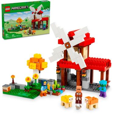 Imagem de Lego Minecraft A Fazenda do Moinho de Vento 21262 com 462pcs