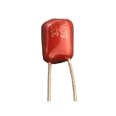 Imagem de 100x Capacitor Poliester 3,3nf/50v = 3k3/50v 10% 332 50v