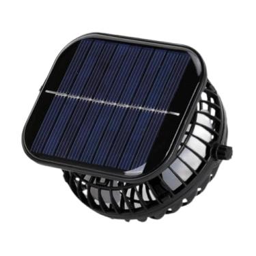 Imagem de WeiLaiKeQi Ventilador Solar para Chapéu em Atividades Externas, Quadrado 500mAh 7cm x 6cm