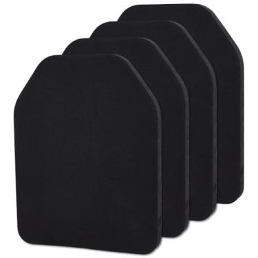 Imagem de OLYCRAFT 4 peças placa interna de espuma vinílica acetinada 30 x 23 x 2 cm, forro interno de espuma vinílica acetinada, placas de choque, almofadas táticas, para treinamento de força, proteção tática