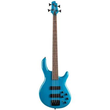 Imagem de Contrabaixo cort eletrico 4 cordas c4 deluxe candy blue