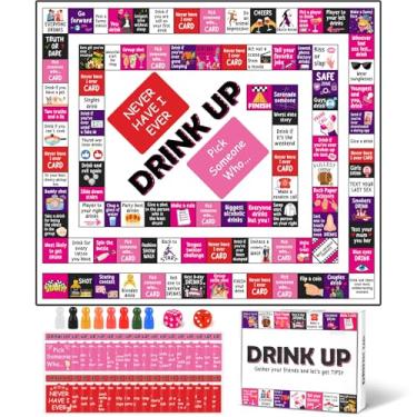 Imagem de Qingspirits Drinking Board Games for Adults Funny Party Interactive Drink Up Cards Board Games Adult Tipsy Drinking Games for Game Night Birthday Party Play, Age 21+, 2-8 Players