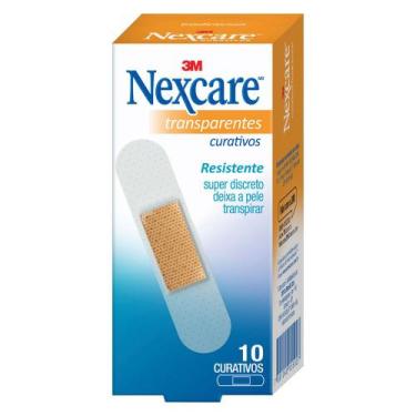Imagem de Curativo Nexcare Transparente com 10 unidades
