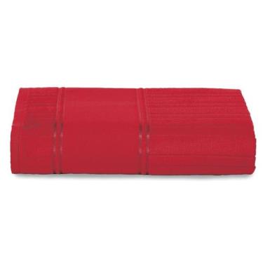 Imagem de Toalha Rosto Para Pintar Velour Artesanalle 50X80cm DOHLER, Vermelho