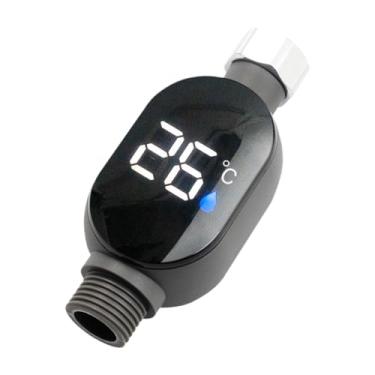 Imagem de MotiveTech Termômetro de Chuveiro para Banheira com Tela Sensível Ao Toque, Dispositivo de Medição de Temperatura Da água à Prova D'água de Leitura Instantân