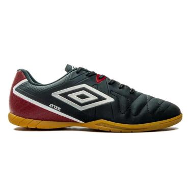 Imagem de Chuteira Futsal Umbro Attak Eternal Preto/prata/vermelho U01fb073-184-41