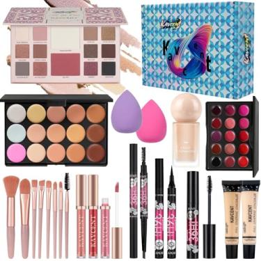 Imagem de Conjunto de maquiagem para adolescentes, mulheres, adolescentes, kit completo de maquiagem para adolescentes, meninas, kits de maquiagem de Natal para adolescentes de 14 a 16 anos