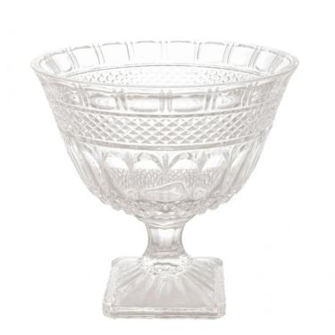 Imagem de Fruteira Centro De Mesa Cristal Com Pe 26cm Brandon - Lyor